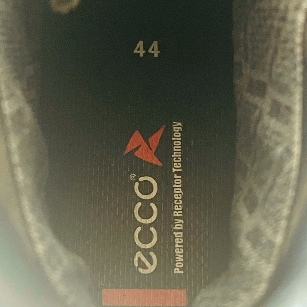 ECCO OFFROAD Brown Leather Boots 44 EU/10 US Waterproof Goretex Lace Up - Picture 7 of 9
